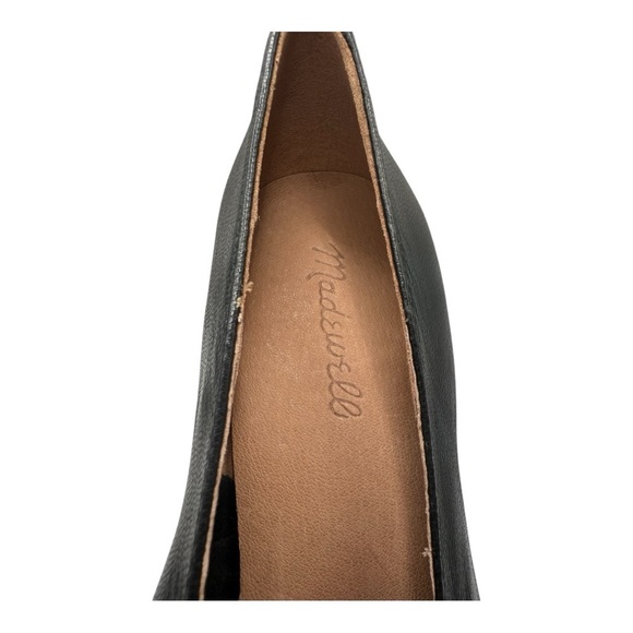 Madewell The Janet Pump in True Black Heel Stilettos Size 9.5 Career NN061 NEW - Picture 11 of 14